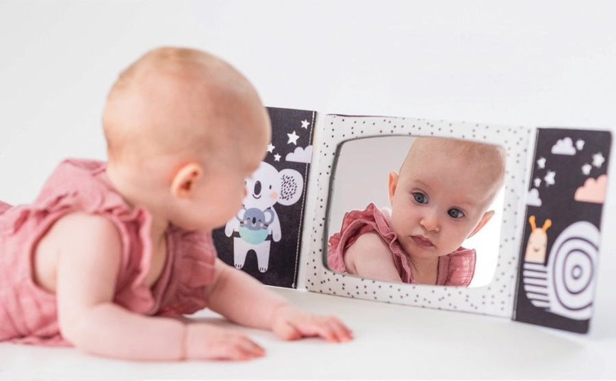 Baby mirror tummy time hotsell