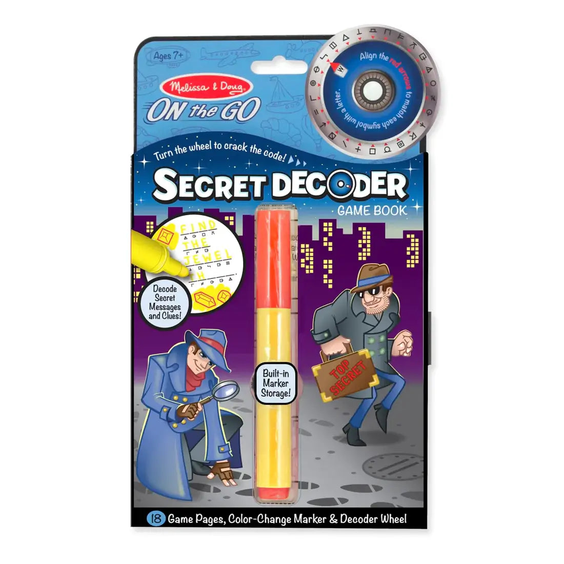 Secret Decoder Game Book - On the Go Travel Activity Book