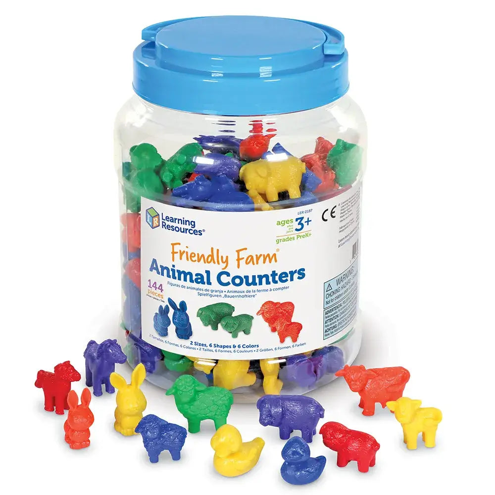 Friendly Farm® Animal Counters (Set of 144)