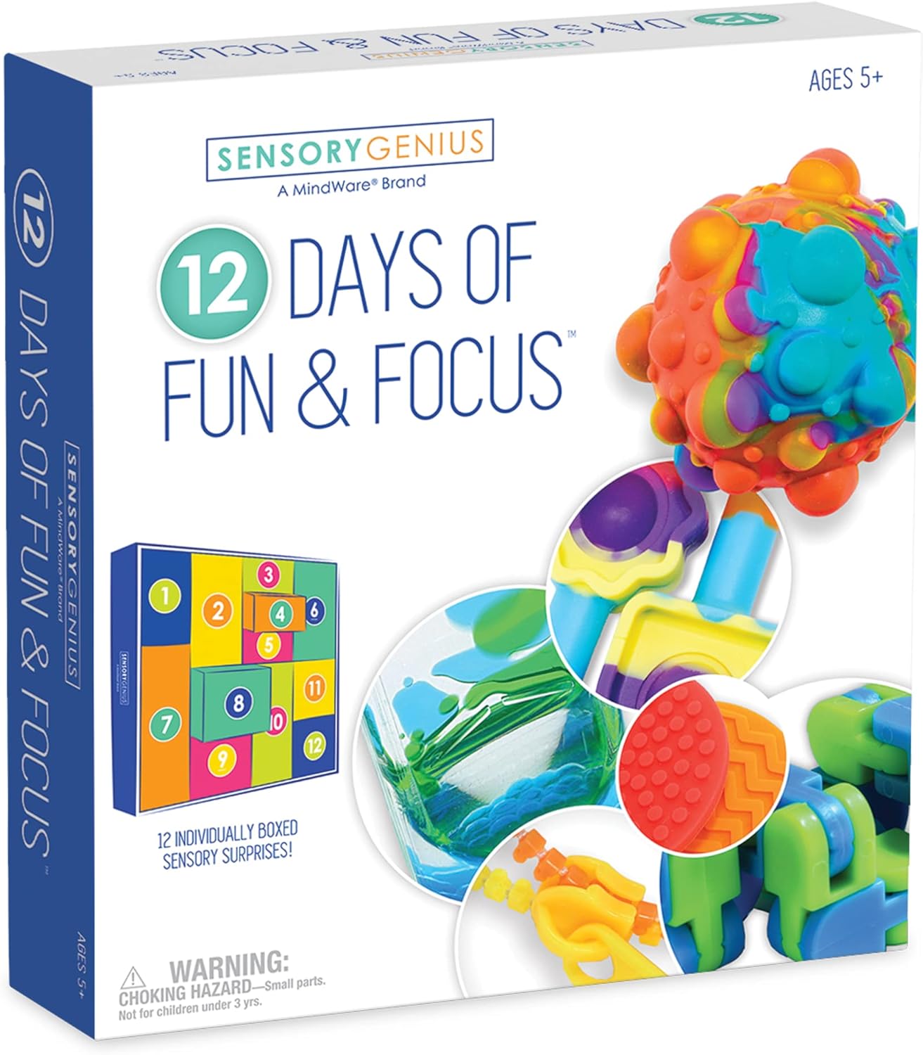 Sensory Genius 12 Days of Fun & Focus Pack - Fun Fidget Advent Calendar