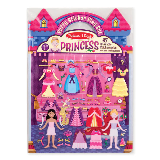 Reusable Puffy Stickers - Princess Melissa & Doug