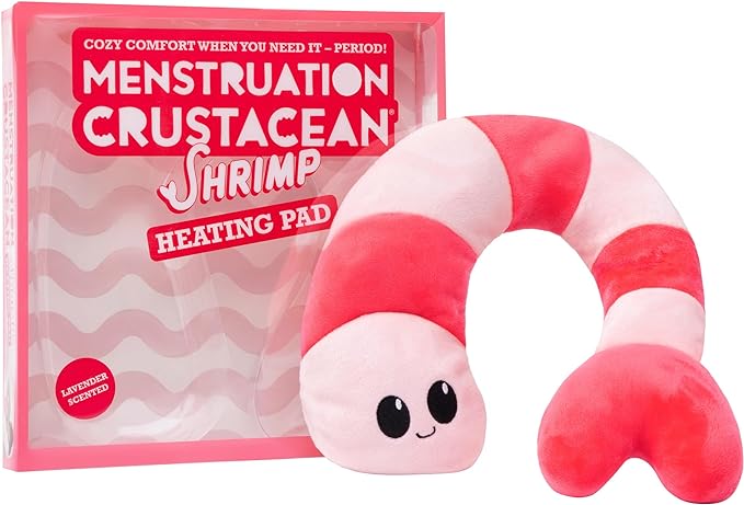 Menstruation Crustacean Happy Helpers Shrimp Lavender-Scented Heating Pad