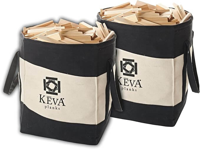 MindWare KEVA Maple 800 Plank Wooden Building Blocks Set