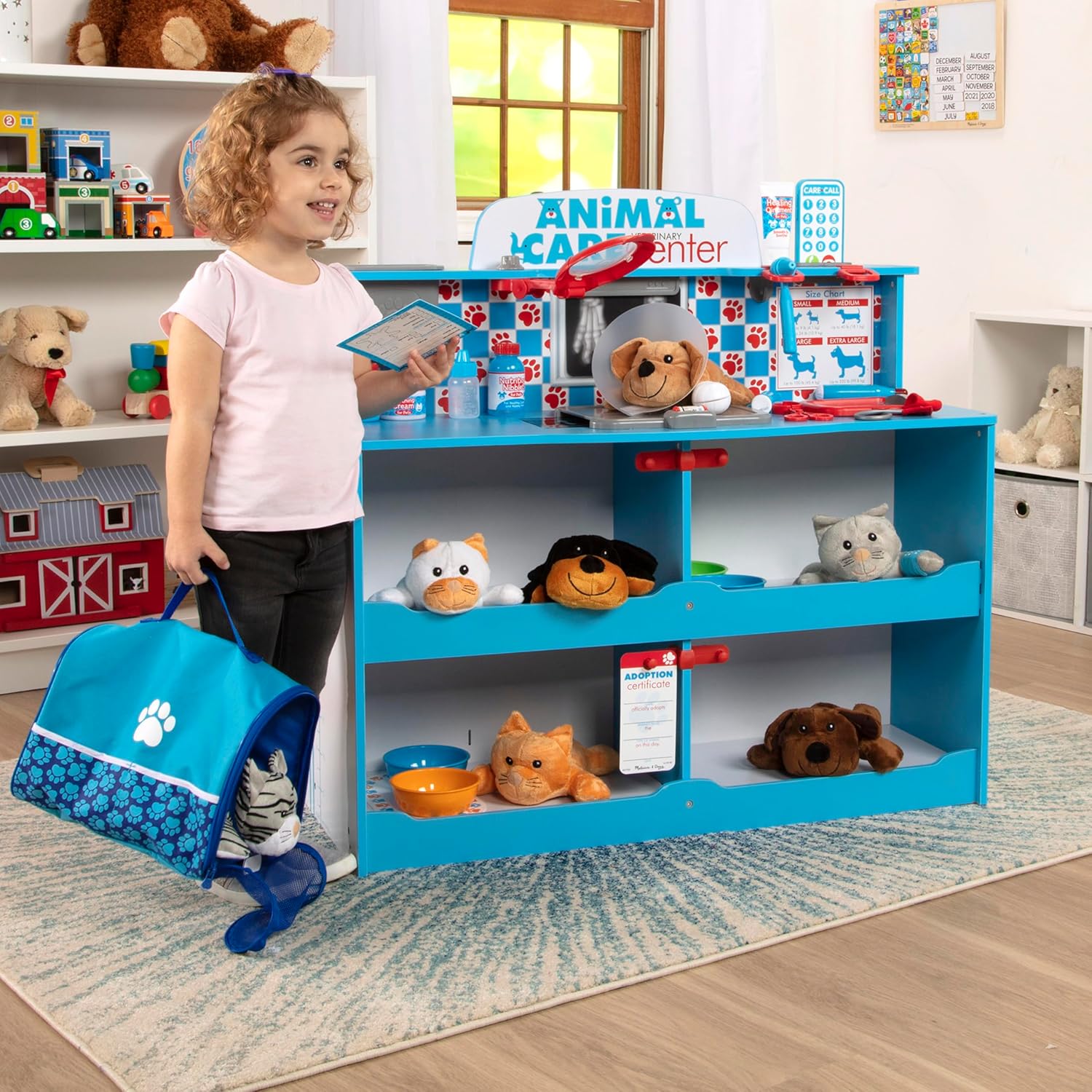 Melissa & Doug Wooden Animal Care Vet Activity Centre