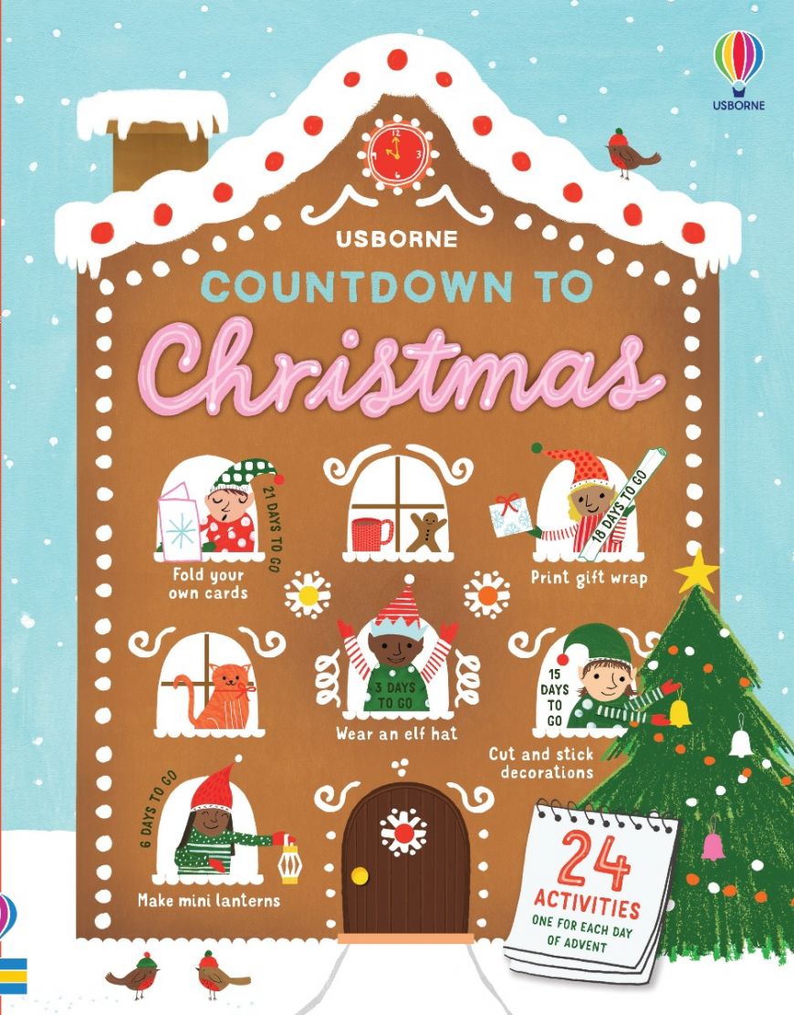 Countdown to Christmas Activity Book (Usborne)