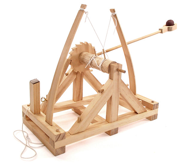 Working Wooden Catapult