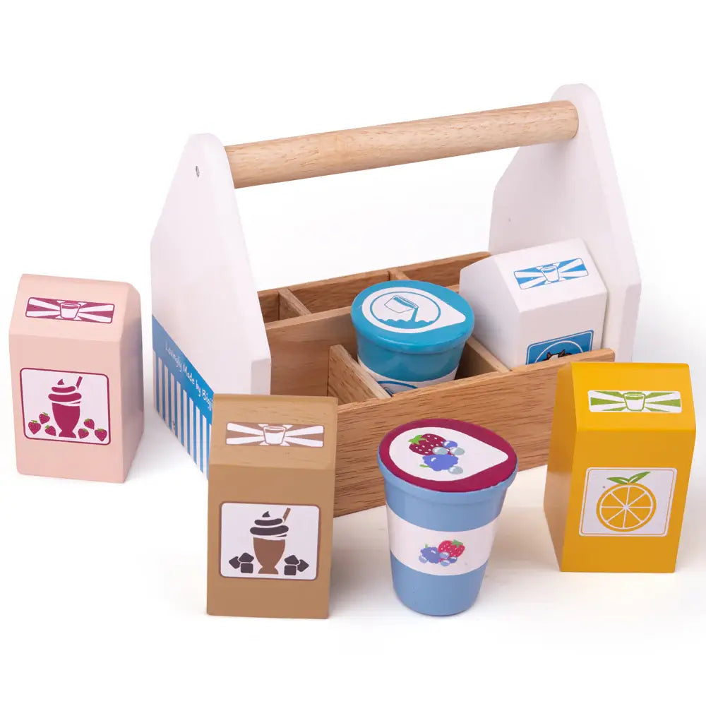 Dairy Delivery Wooden Play Food