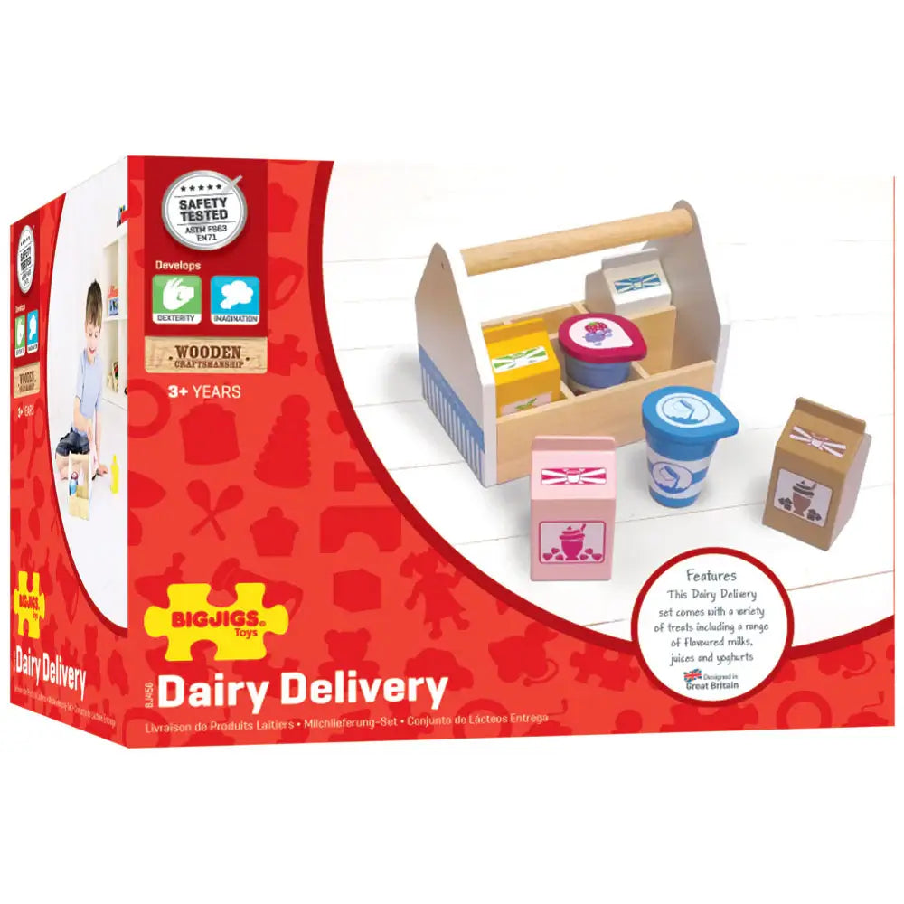 Dairy Delivery Wooden Play Food