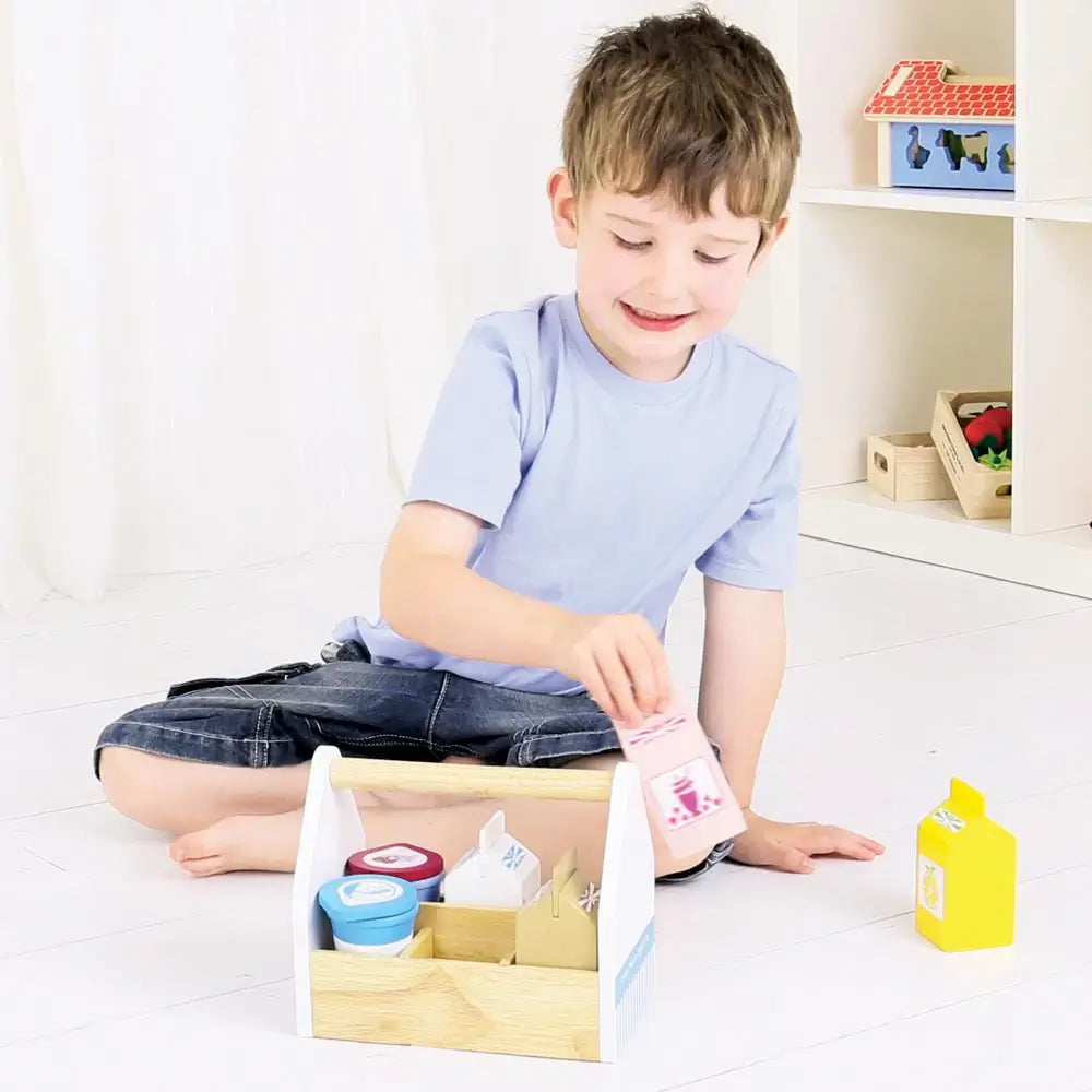 Dairy Delivery Wooden Play Food