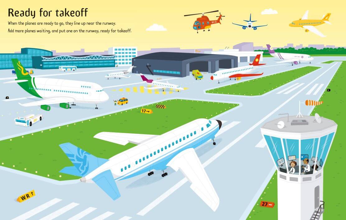 First Sticker Book Airport