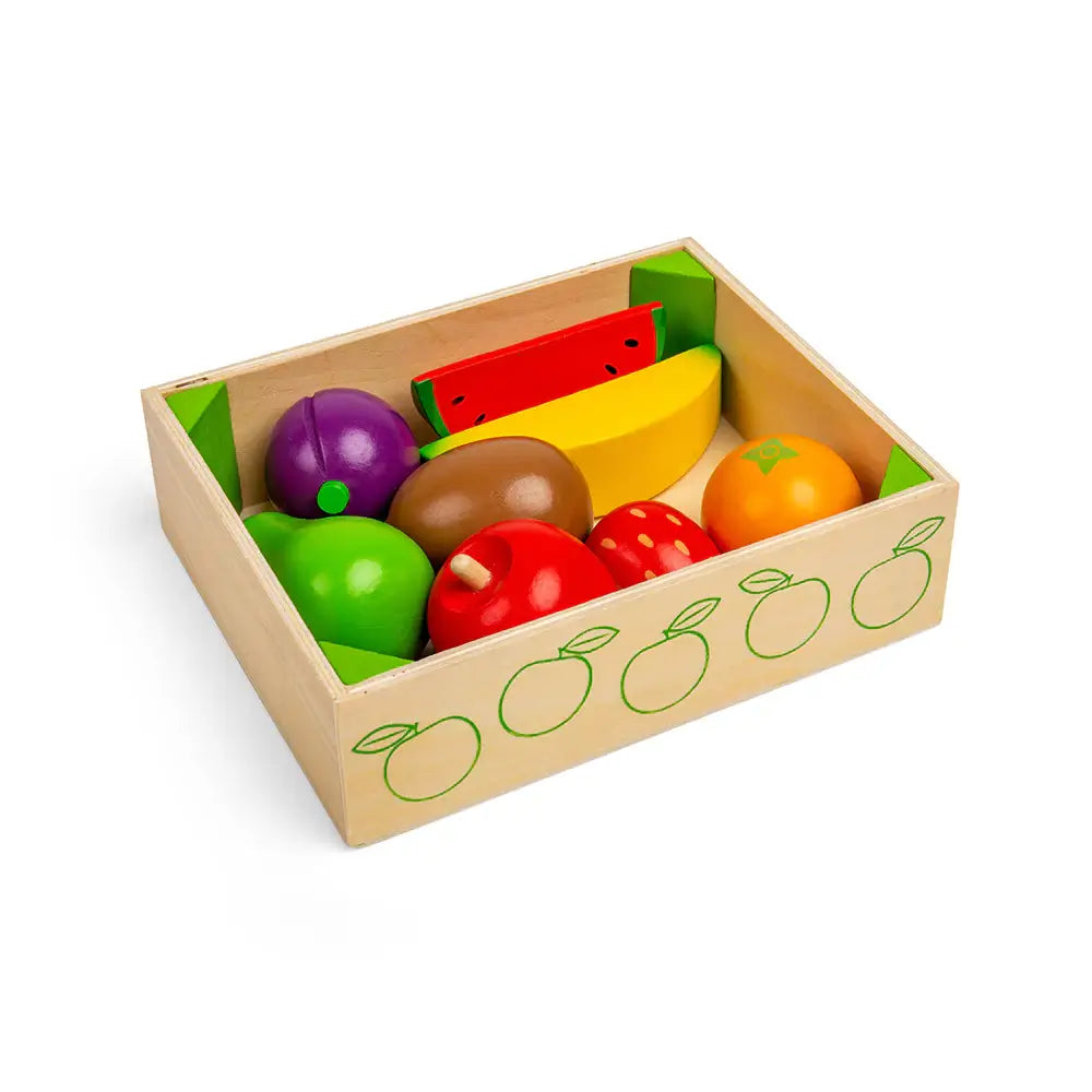 Fruit Crate Wooden Play Food