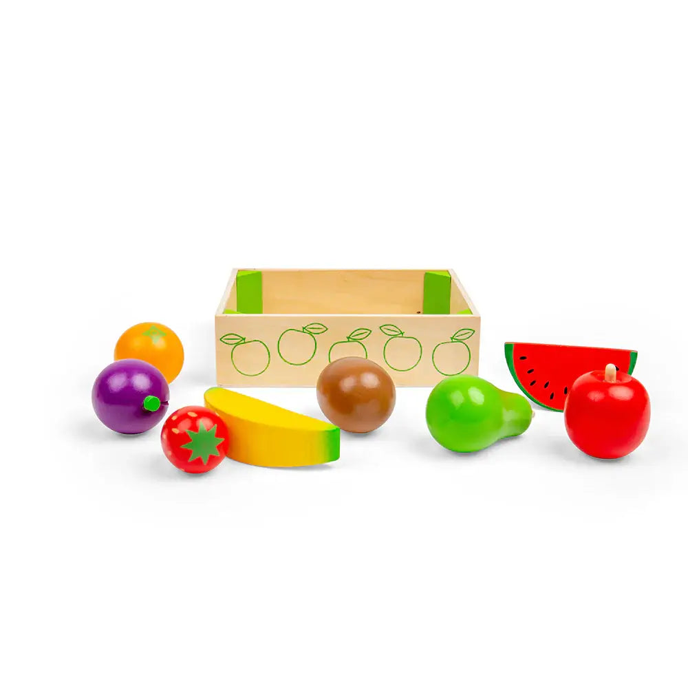 Fruit Crate Wooden Play Food