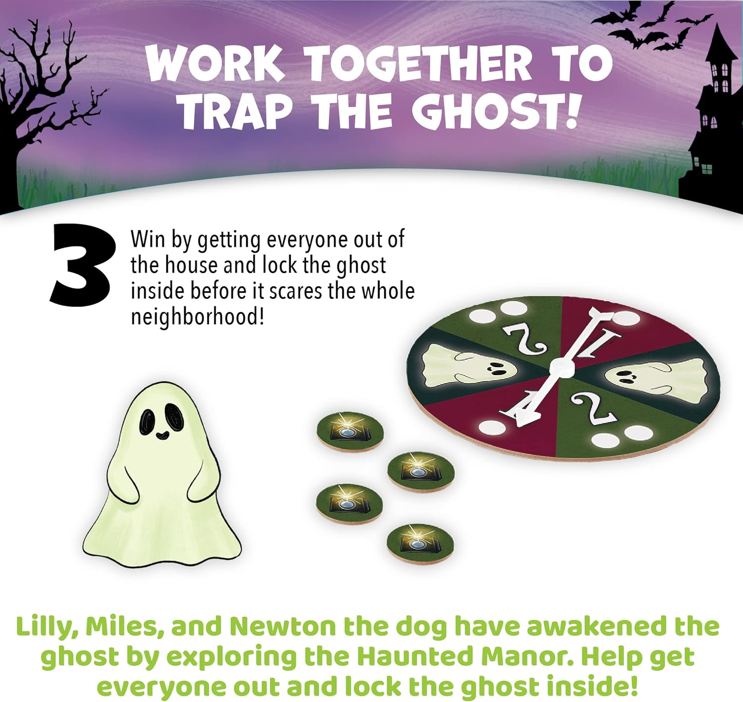 Ghost in The Attic - Cooperative Board Game