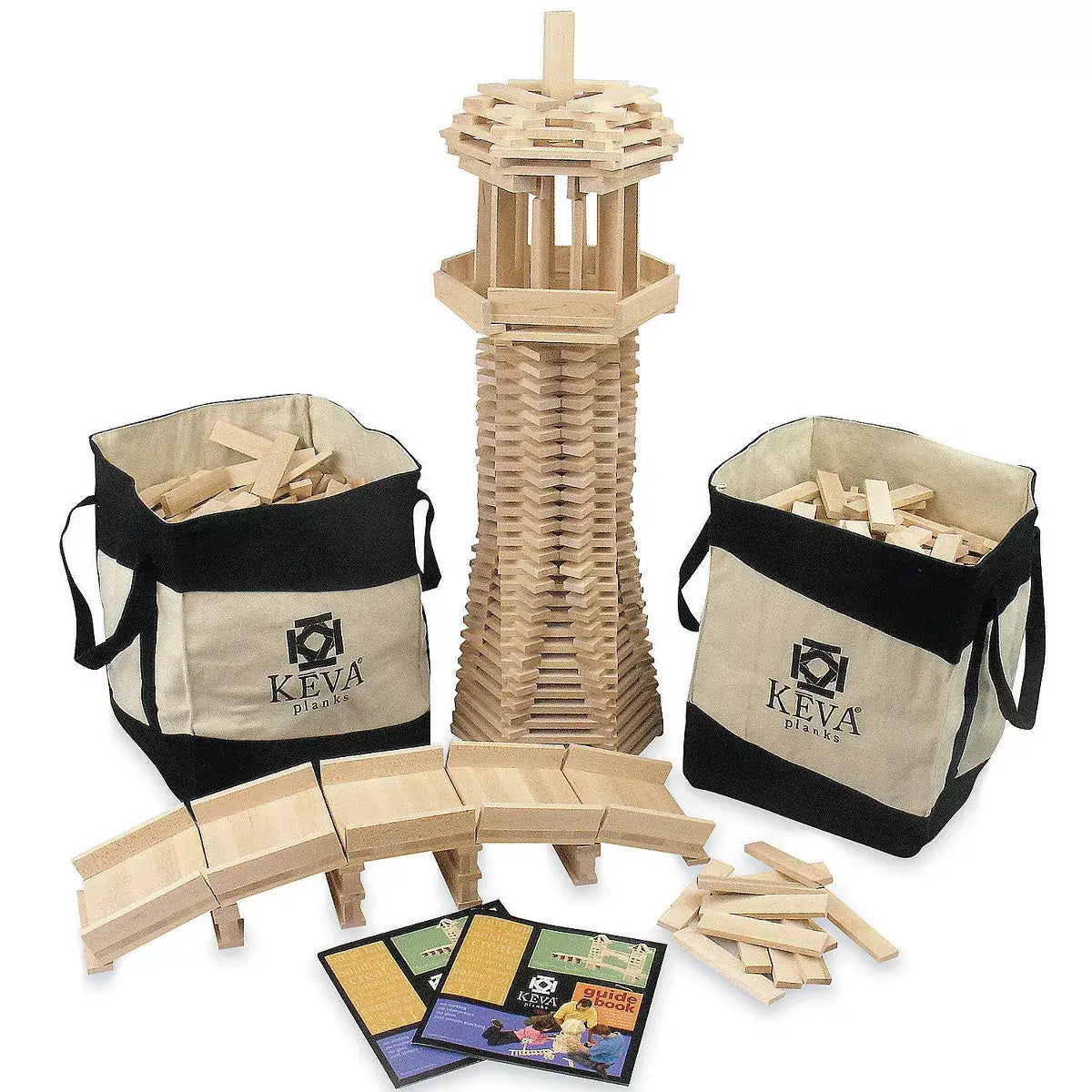 MindWare KEVA Maple 800 Plank Wooden Building Blocks Set