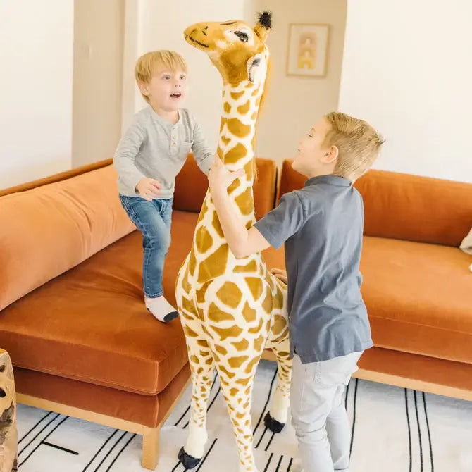 Melissa & Doug Giraffe - Giant Lifelike Soft Toy