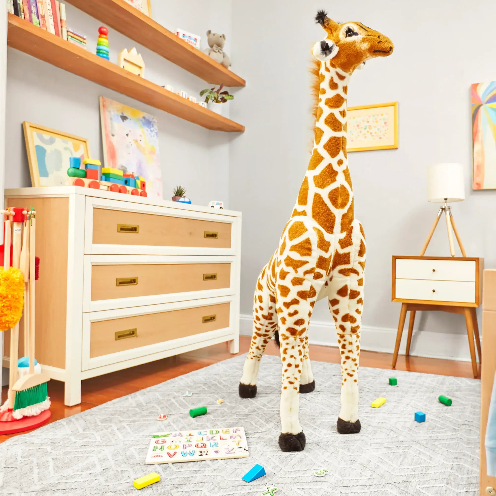 Melissa & Doug Giraffe - Giant Lifelike Soft Toy