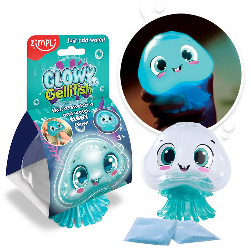 Zimpli Glowy Gellifish Glow in the Dark