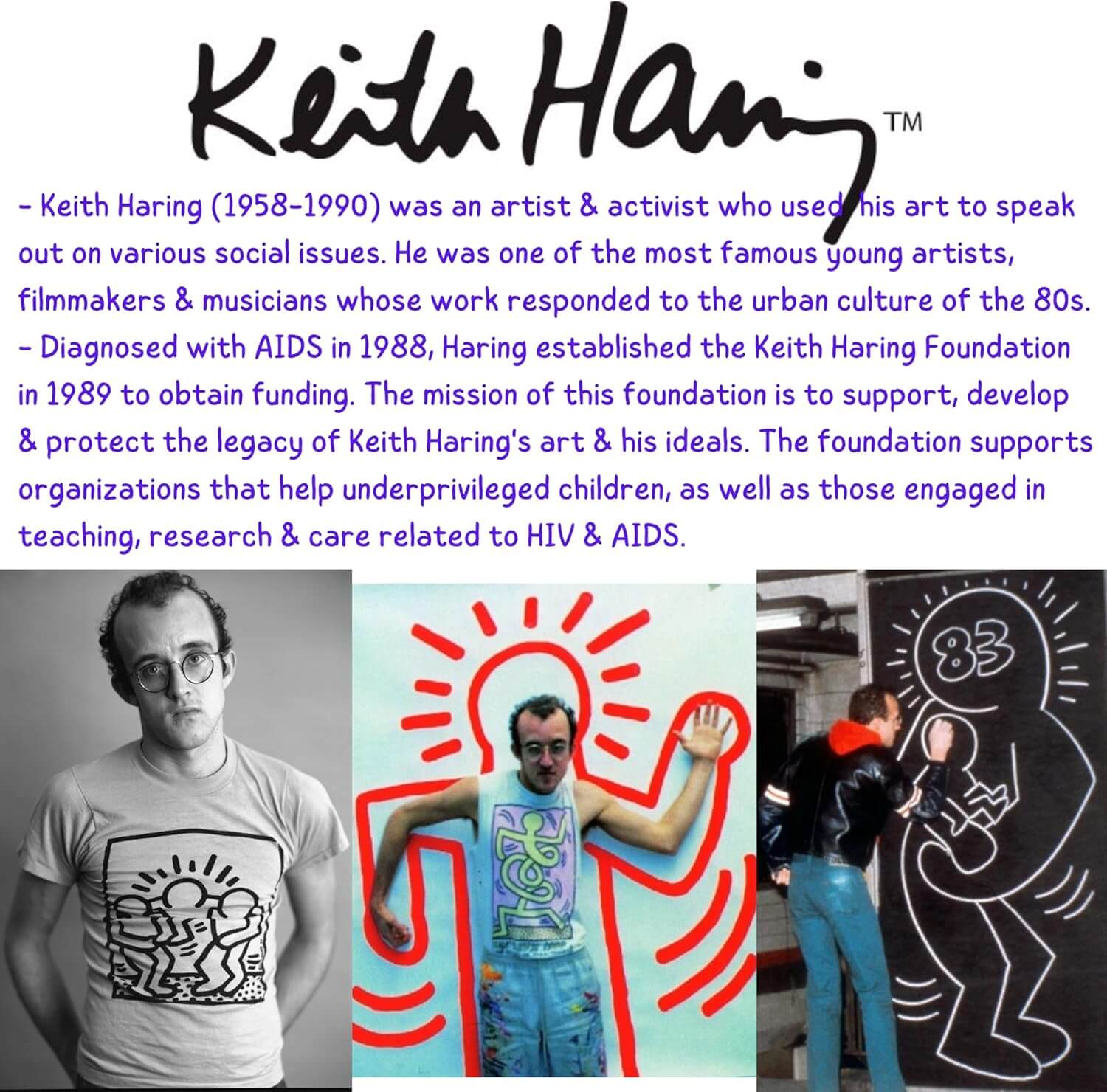 Keith Haring Chess In A Wooden Box