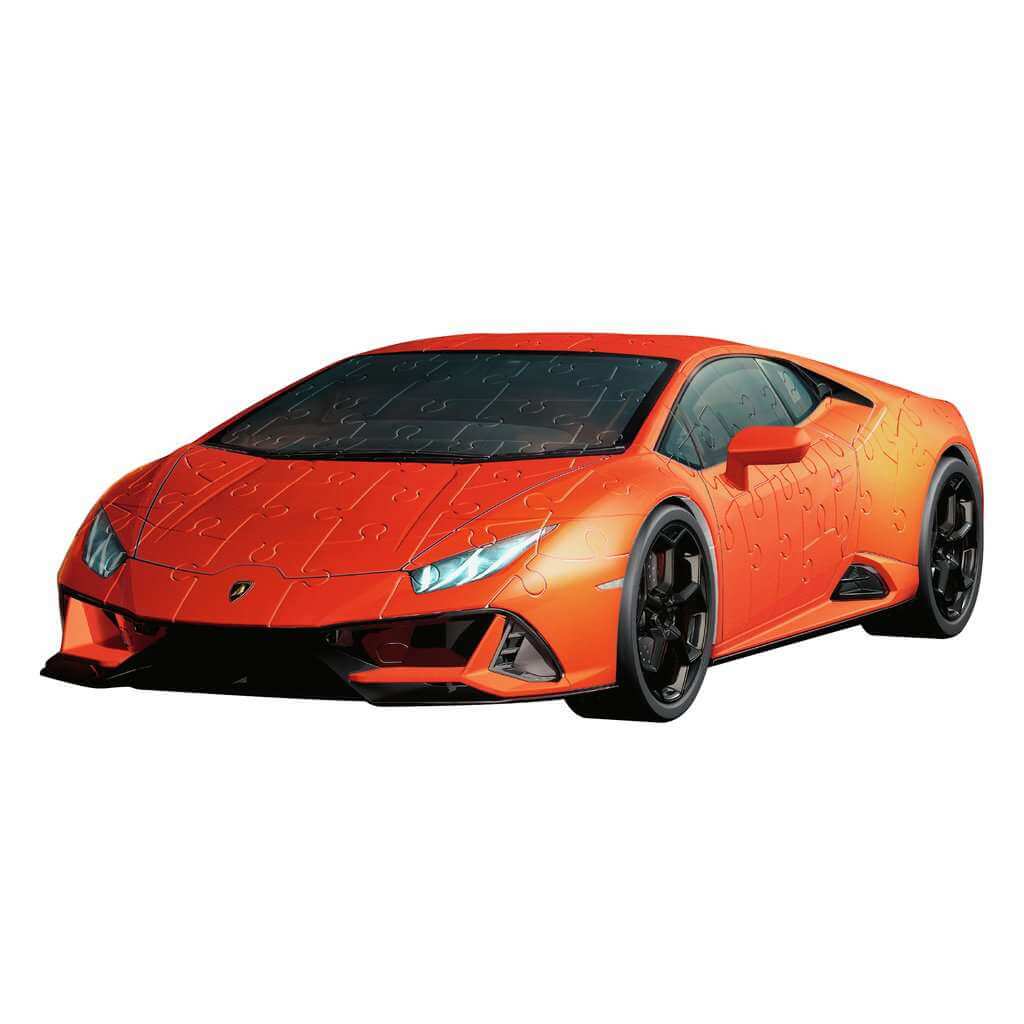 Ravensburger Orange Lamborghini Huracan | 3D Puzzle | 108 Pieces