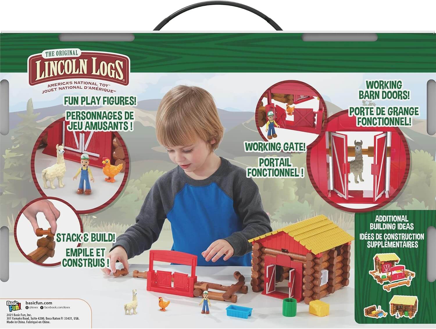 Lincoln Logs Fun on the Farm Building  Set