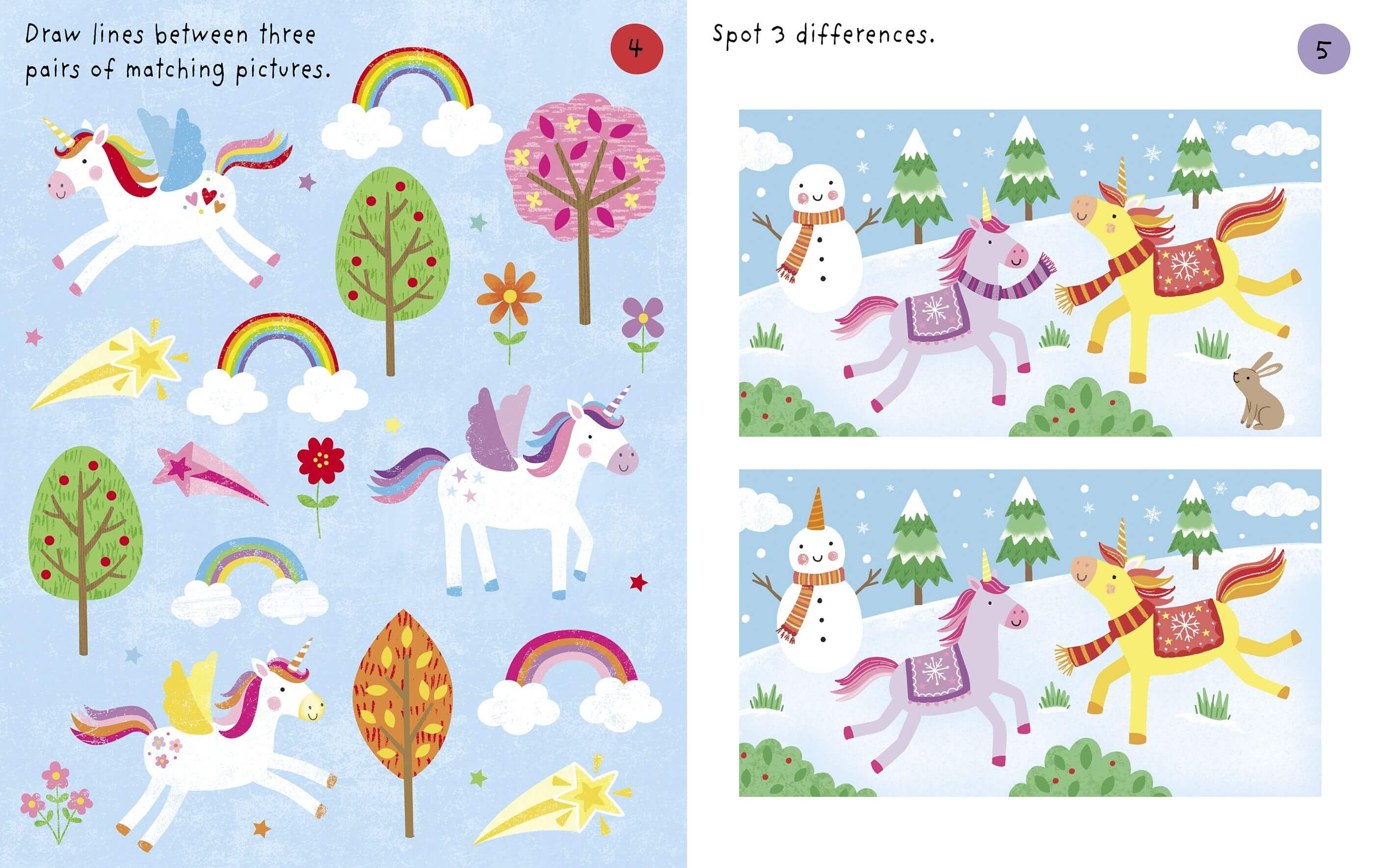 Little Children's Unicorns Pad