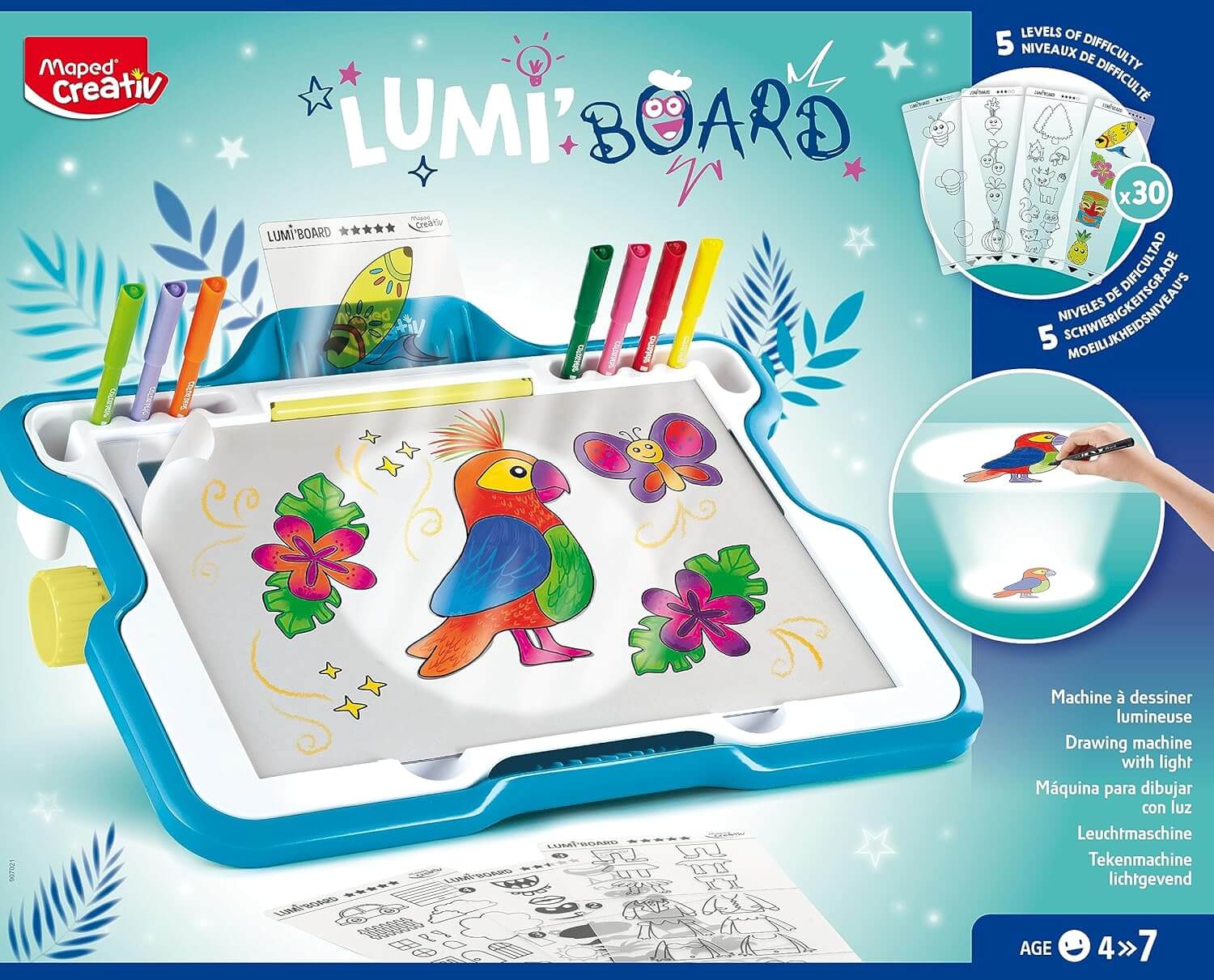 Maped Creativ Lumi Board  Drawing Board With Light