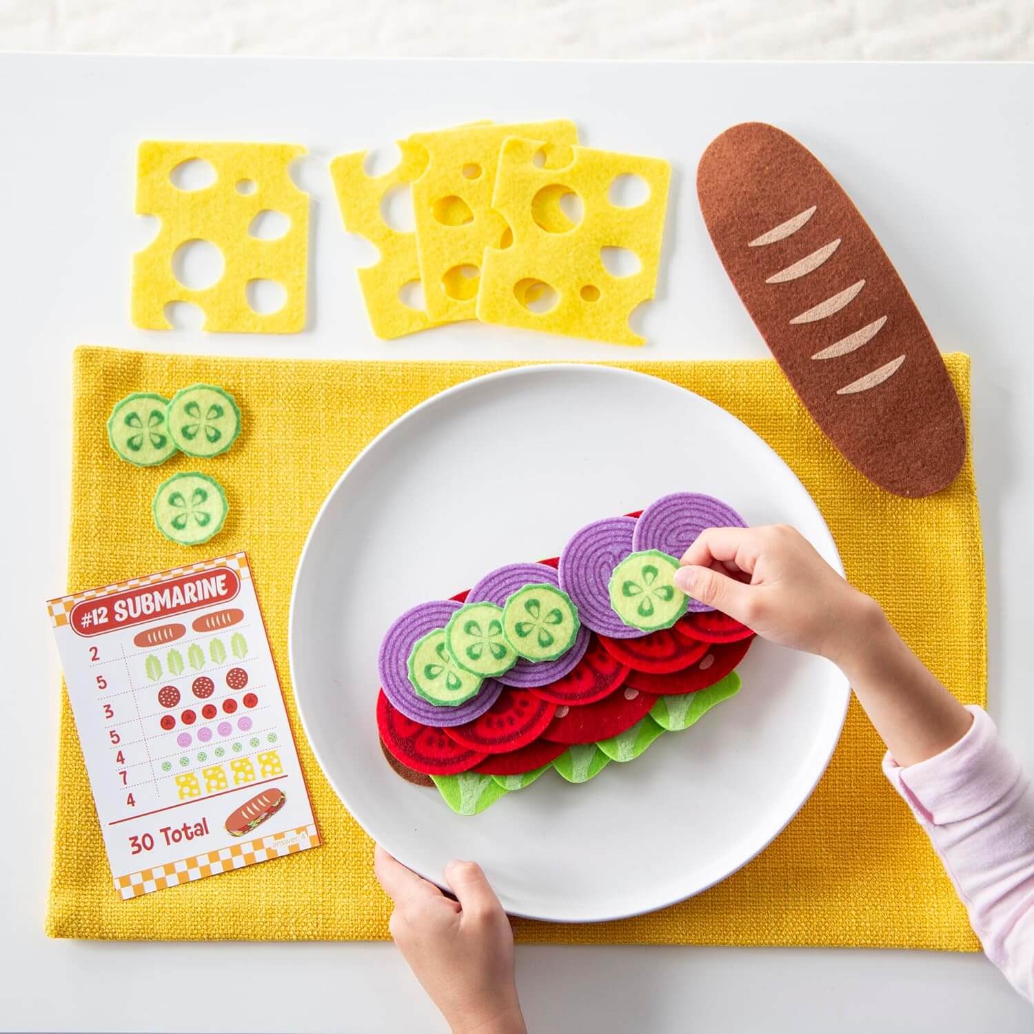 Math Sandwich: Preschool Math Game