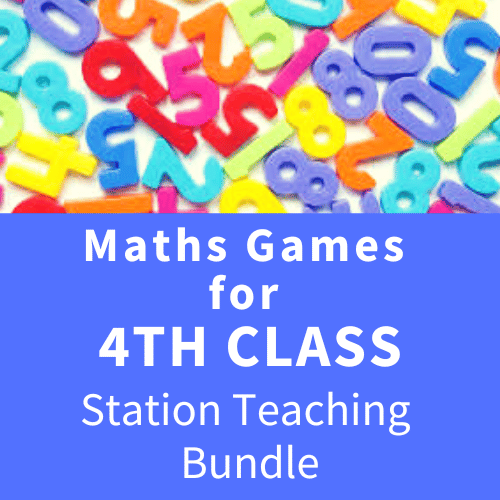 Maths Games for 4th Class - Station  Teaching Bundle