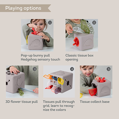 Sensory Pop Up Tissue Box