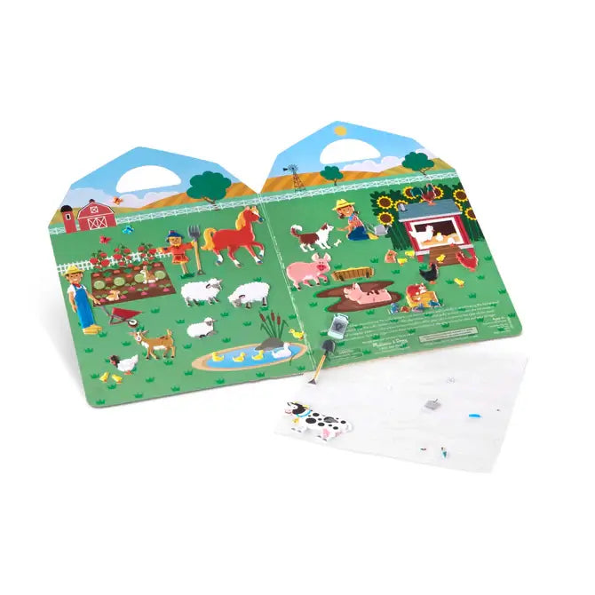 Reusable Puffy Stickers Farm - Melissa & Doug