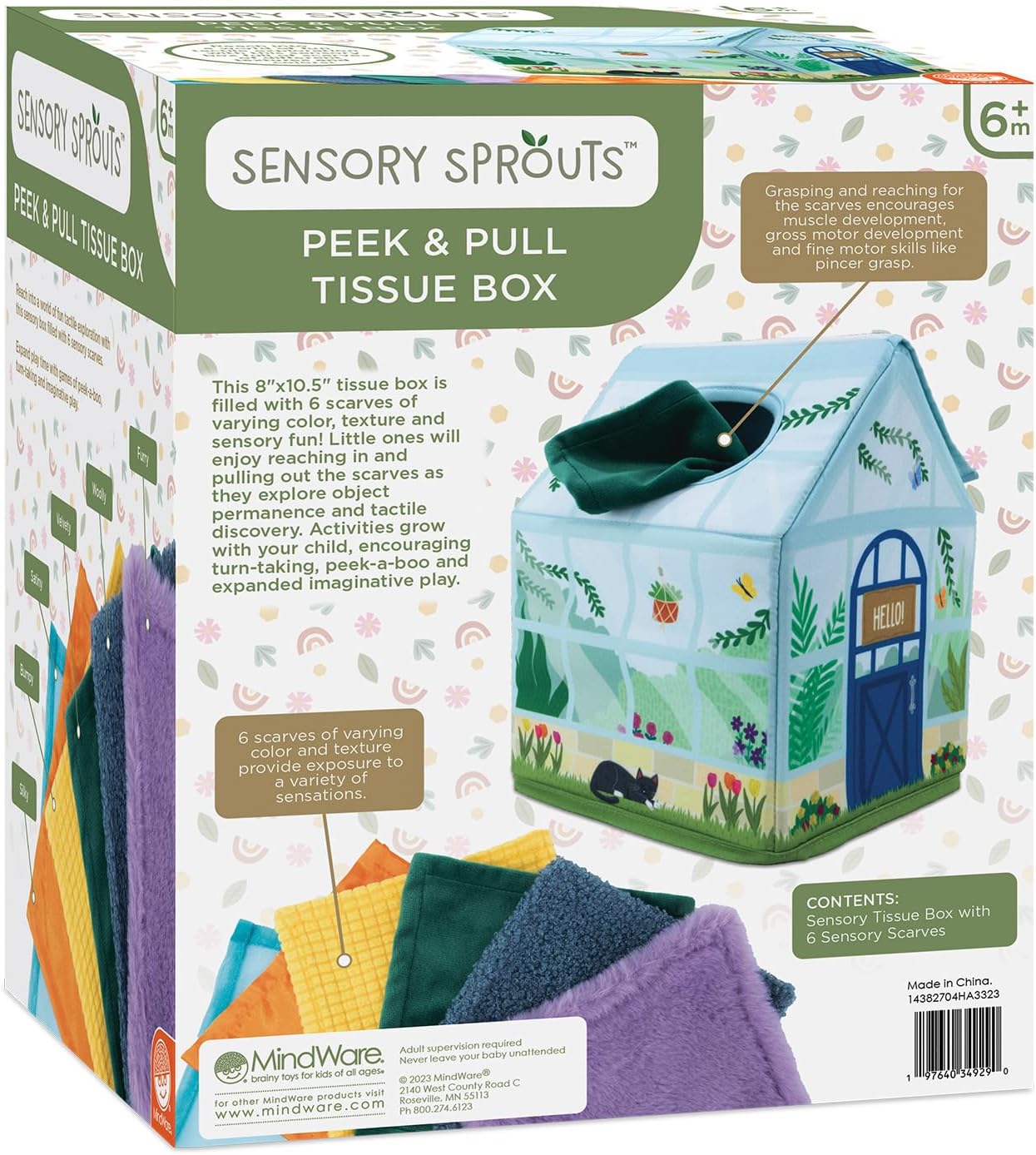 Sensory Sprouts Tissue Scarf Box