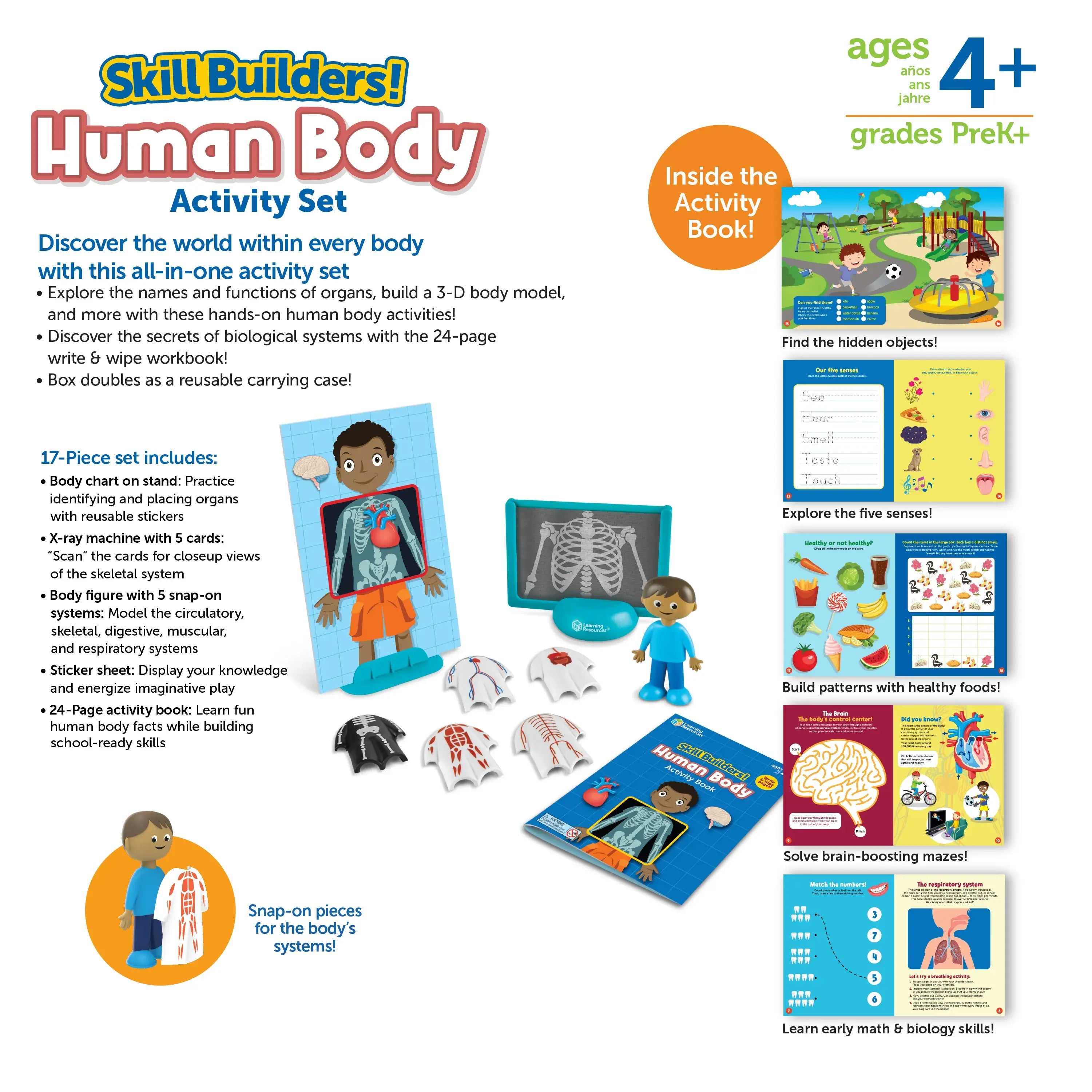 Skill Builders! Human Body Activity Set