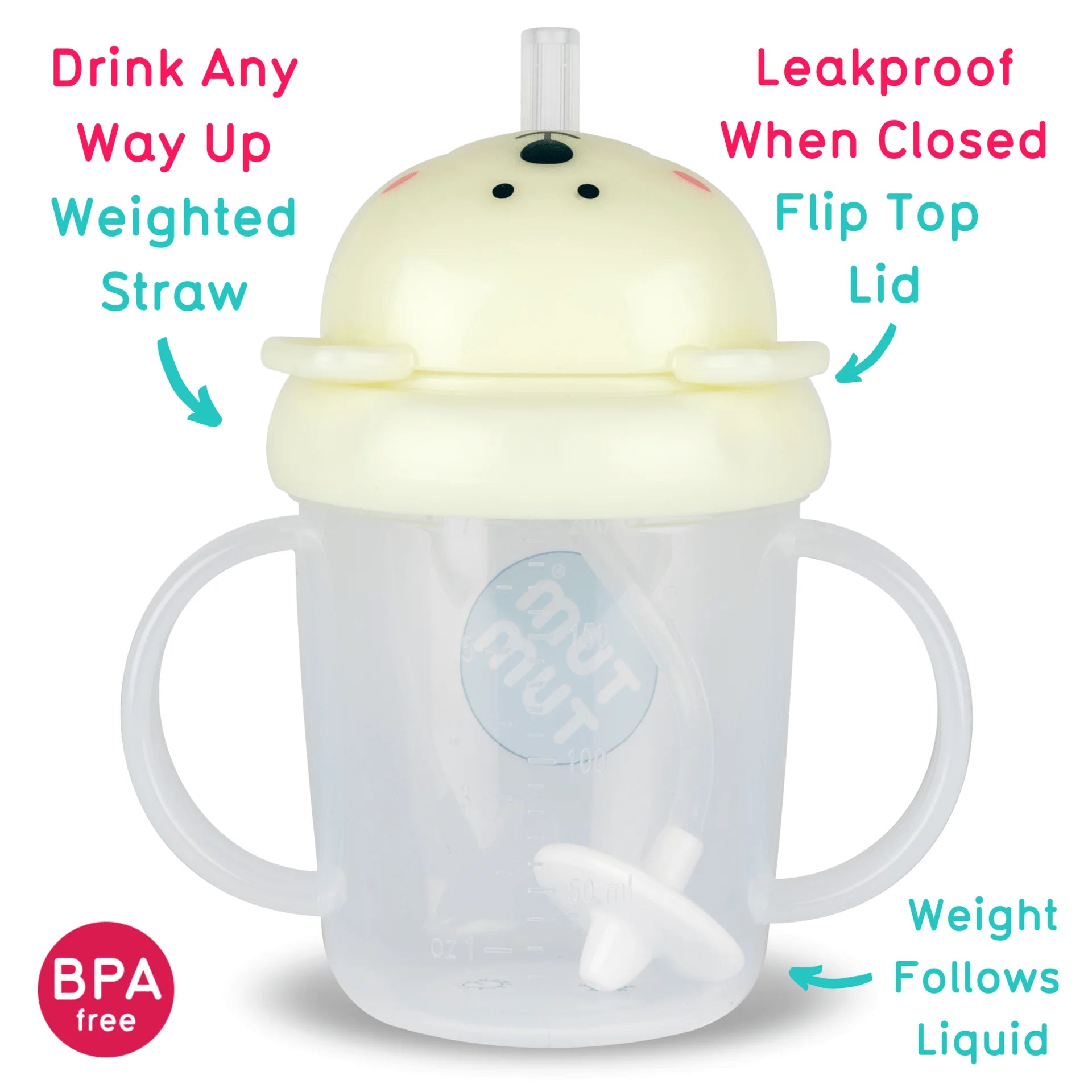 TUM TUM Tippy Up Cup Pete Polar Bear