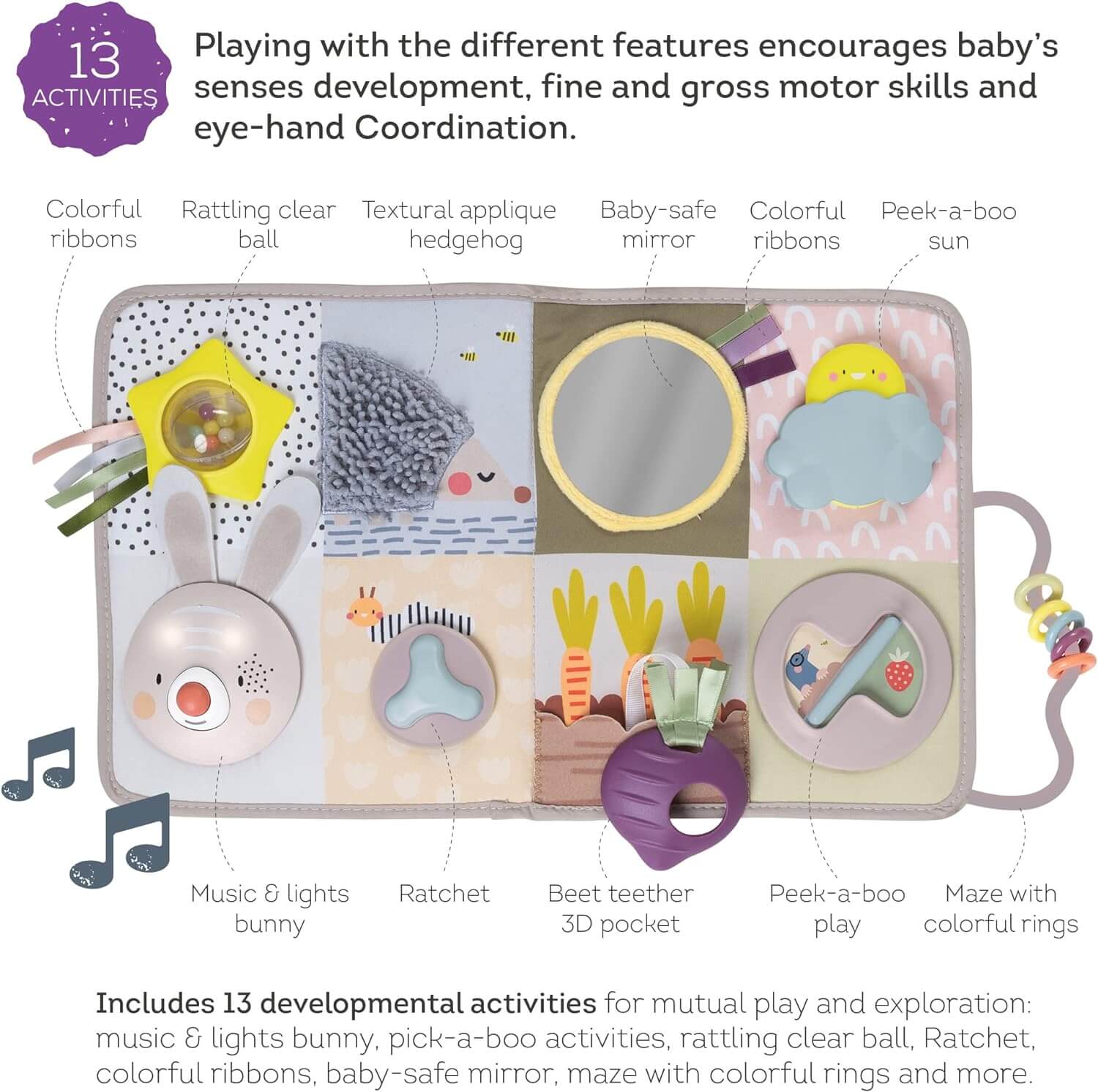 Taf Toys Urban Garden Cot Developmental Activity Centre