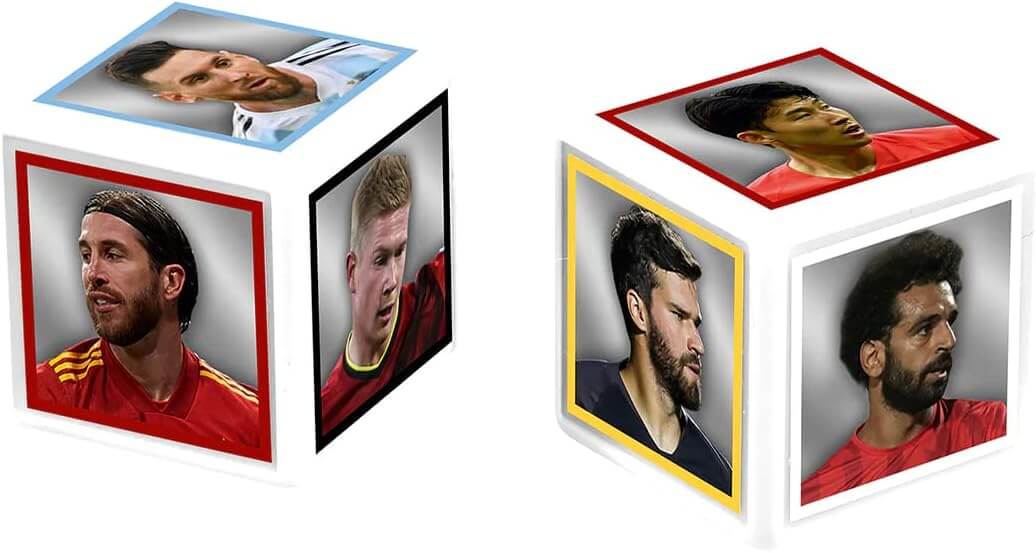 World Football Stars Top Trumps Match - The Crazy Cube Game