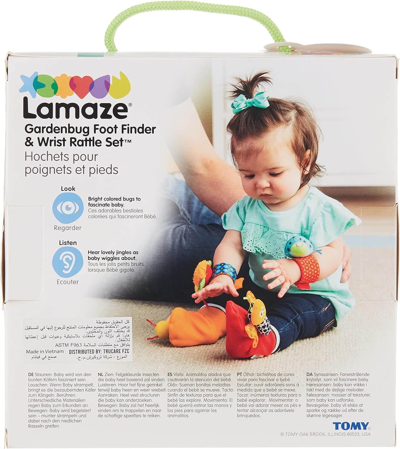 Lamaze Baby Foot and Wrist Rattle Set