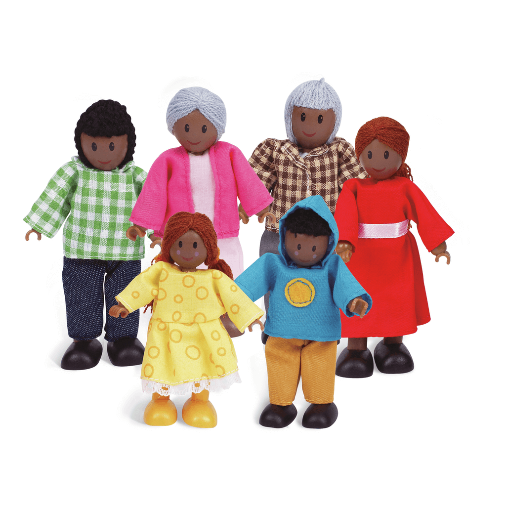 Happy Family - African American Dolls For Doll House