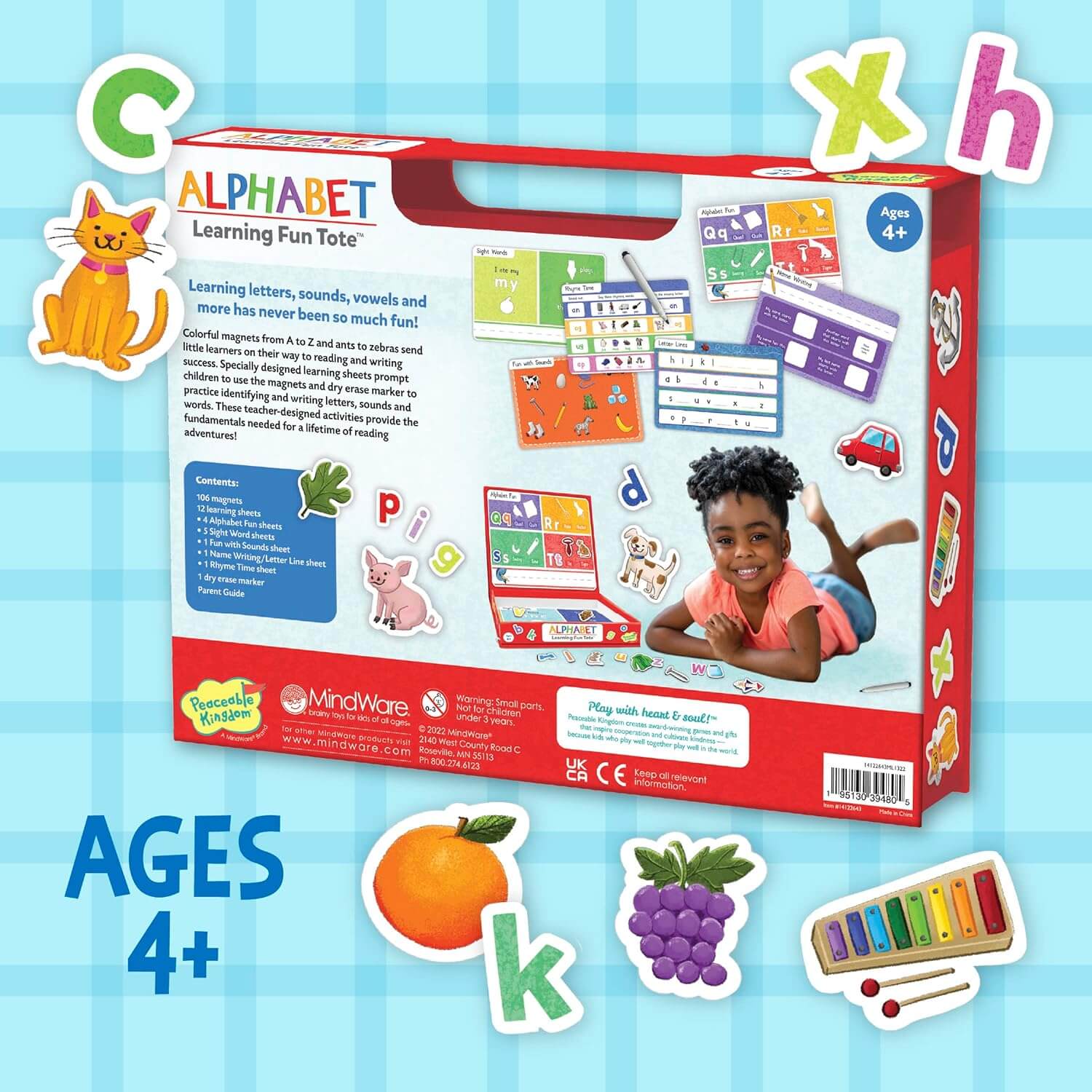 Alphabet Learning Fun Tote