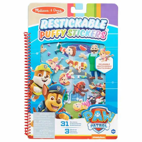 Melissa and Doug Paw Patrol Puffy Sticker - Adventure Bay