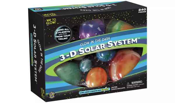 Glow in the Dark 3D Solar System