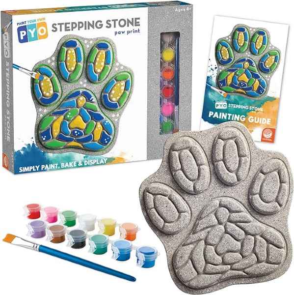 Paint Your Own Stepping Stone: Paw Print