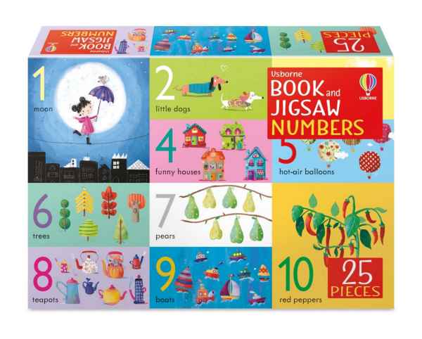 Book and Jigsaw Numbers Usborne