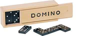 Domino Game in Wooden Box