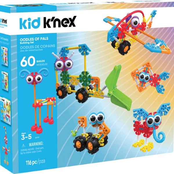 K'NEX Kid - Oodles of Pals 60 Model Building Set