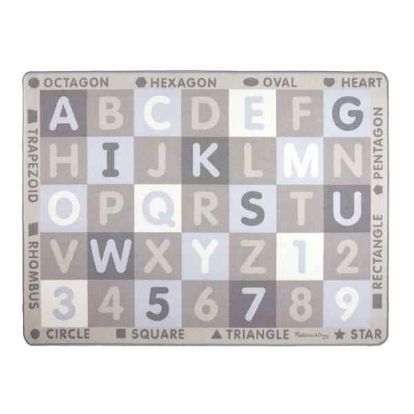 Jumbo ABC-123 Rug - Neutral