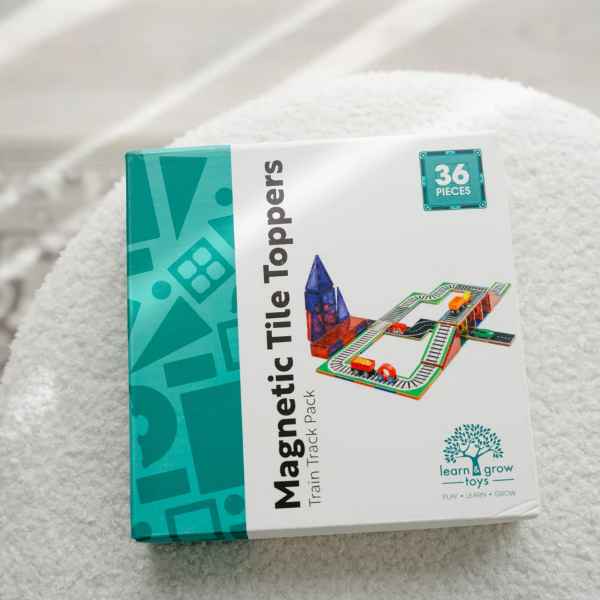 Magnetic Tile Topper - Train Pack (36 Piece)