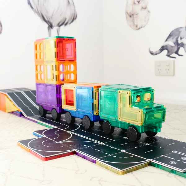 Magnetic Tile Topper - Road Pack (40 Piece)