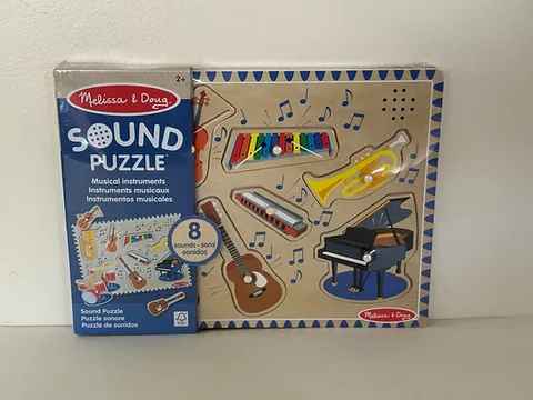 Musical Instruments Sound Puzzle - 8 Pieces