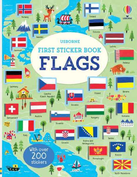 First Sticker Book Flags