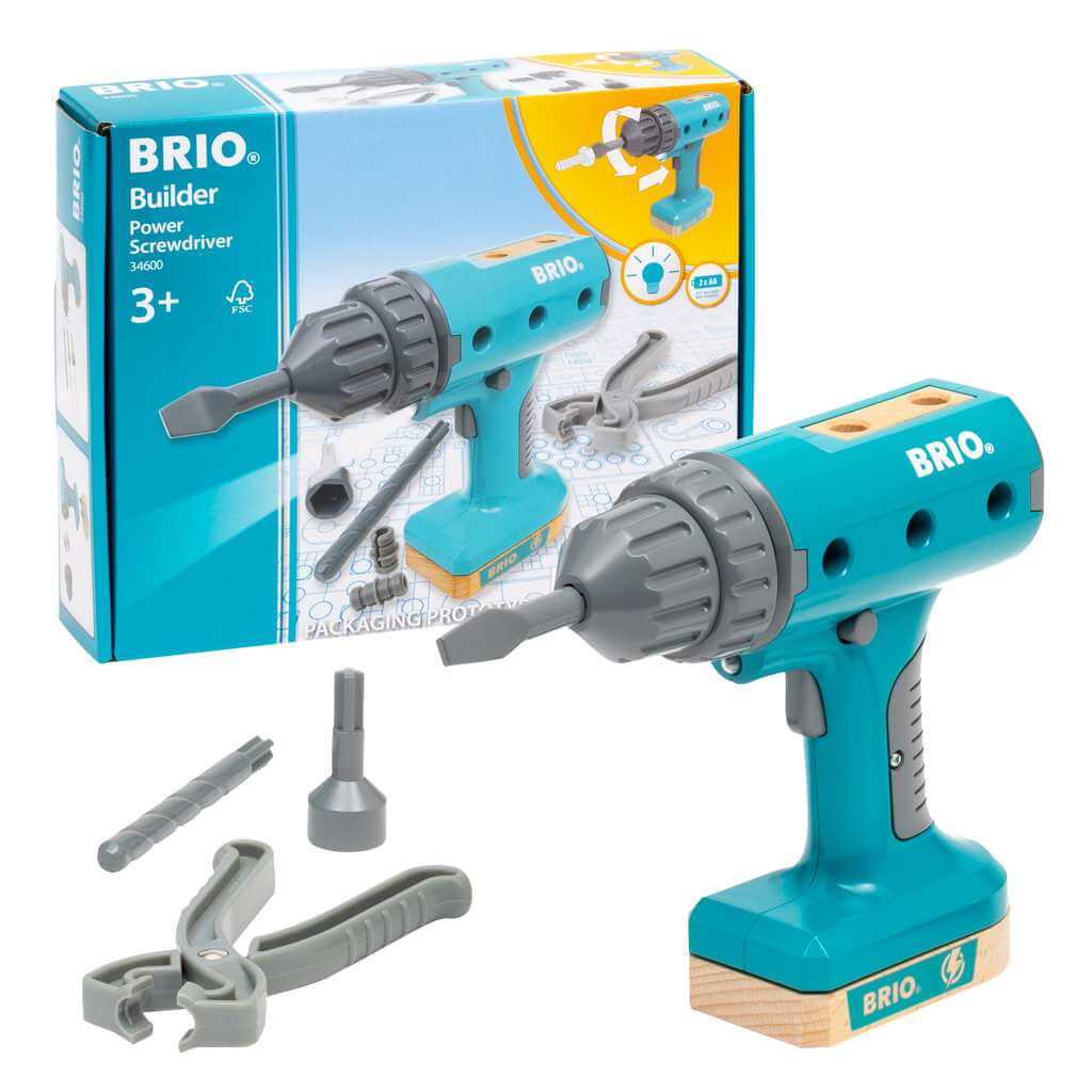 BRIO Builder Power Screwdriver - Construction